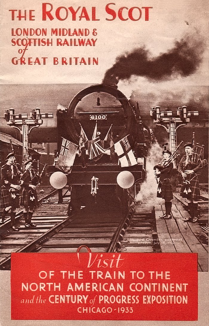 LMS Royal Scot Leaflet, 1933