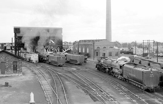 Laramie Engine Terminal, 1957 - Photo by David V. Leonard